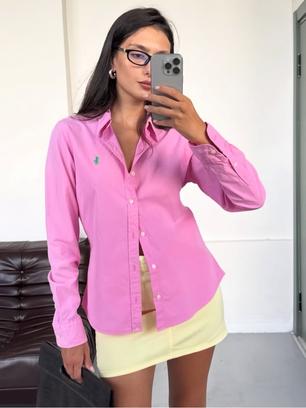 Ralph Lauren Pink Button-Up Shirt